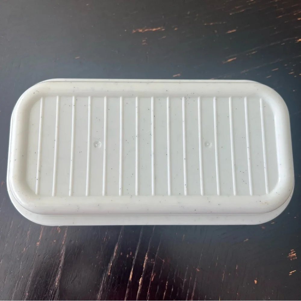 White Speckled Food Storage Container